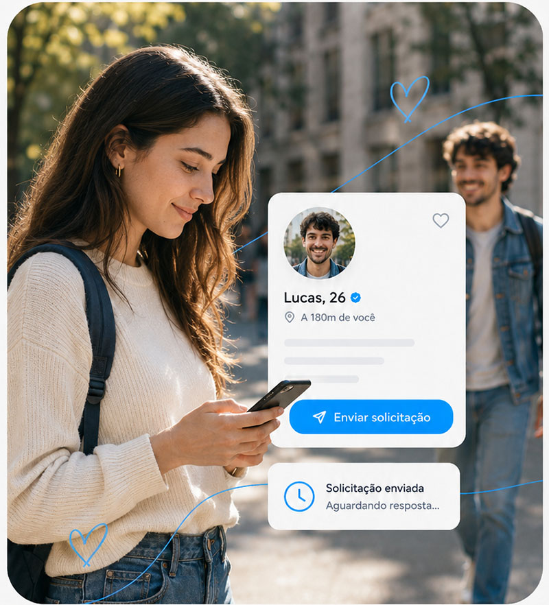 Enviando uma solicitação de conexão
